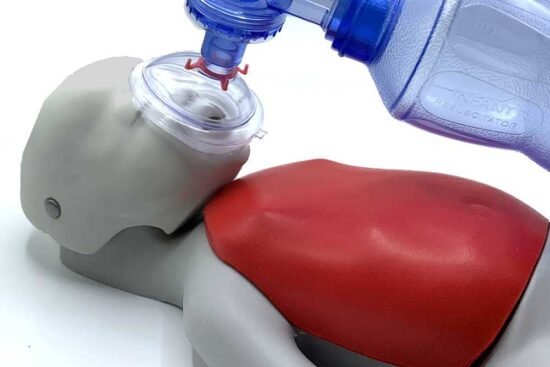 wnl products 5000bvm single practi mask bvm adultchild cpr training mask includes 1 practi mask 1 adultchild bag valve s 4