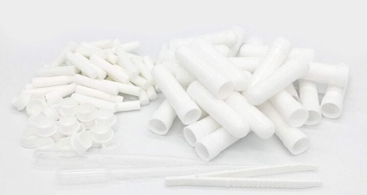 zison essential oil aromatherapy blank nasal inhaler tubes includes 24 inhalers24 unscented wicks2 plastic droppers1 pla 2